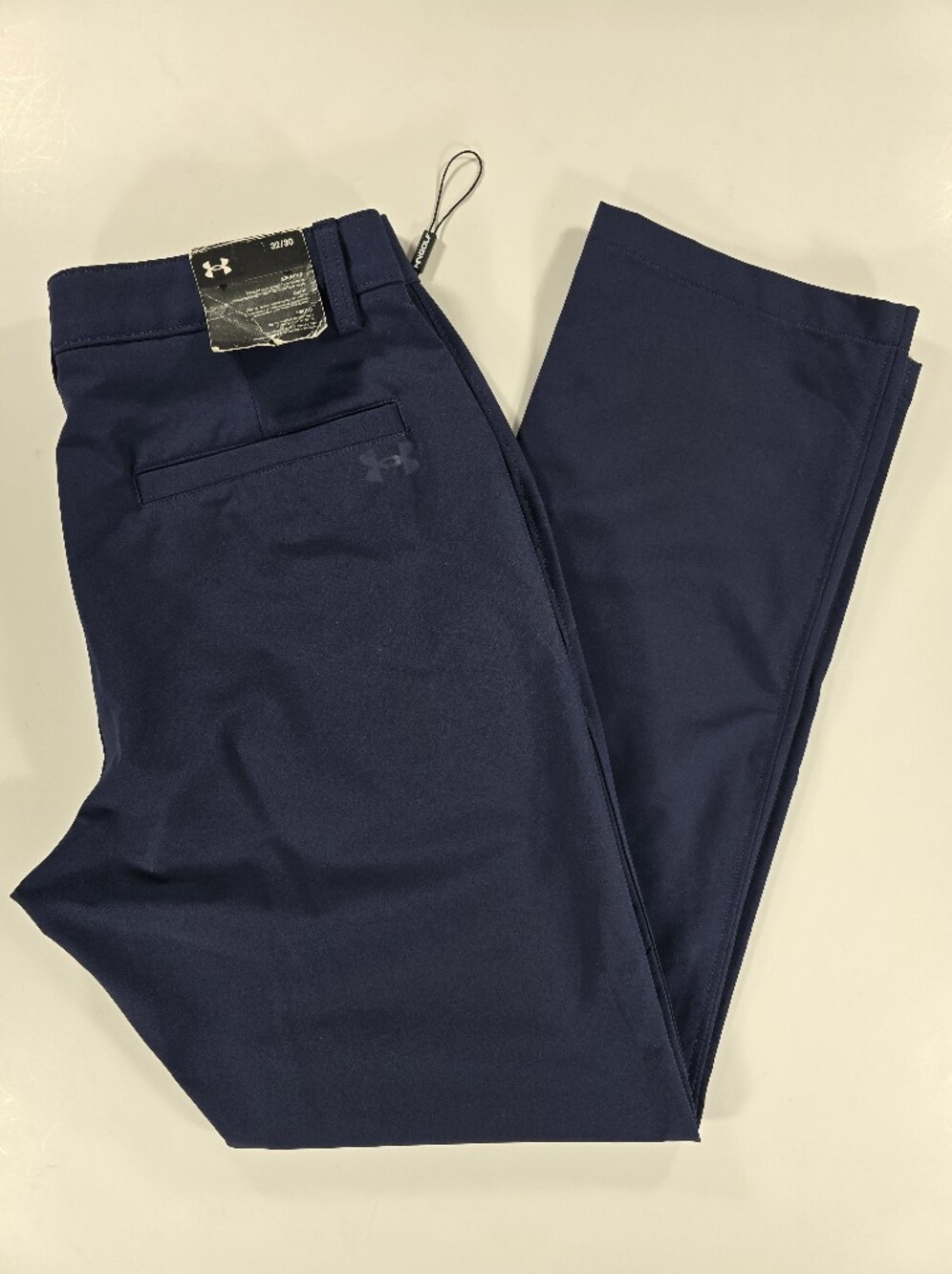 New Under Armour Golf Pant Men 32x30 Blue Straight Stretch Performance Matchplay